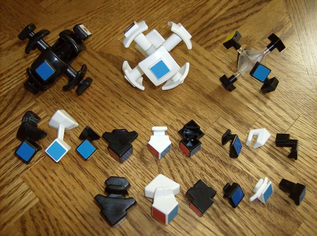 5x5x5 parts comparison