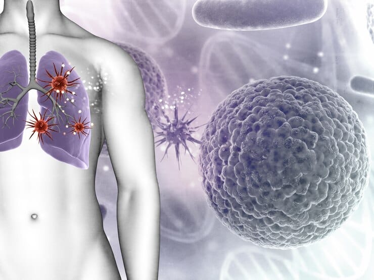 3d render fondo medico mostrando celulares pulmones 1048 6289